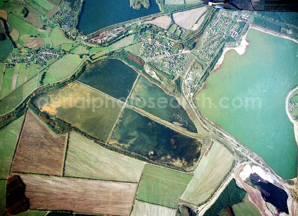  Lohsa / Sachsen from above - Fischzuchteichanlagen bei Lohsa / Sachsen.