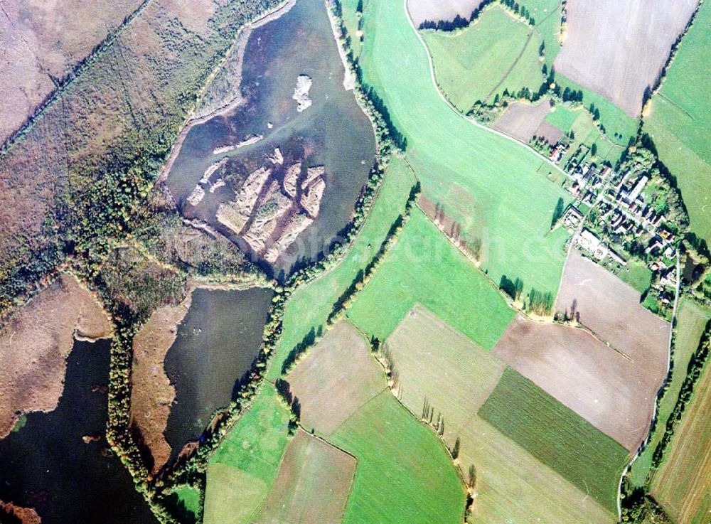 Wittichenau / Sachsen from above - Fischzuchteichanlagen bei Wittichenau / Sachsen.