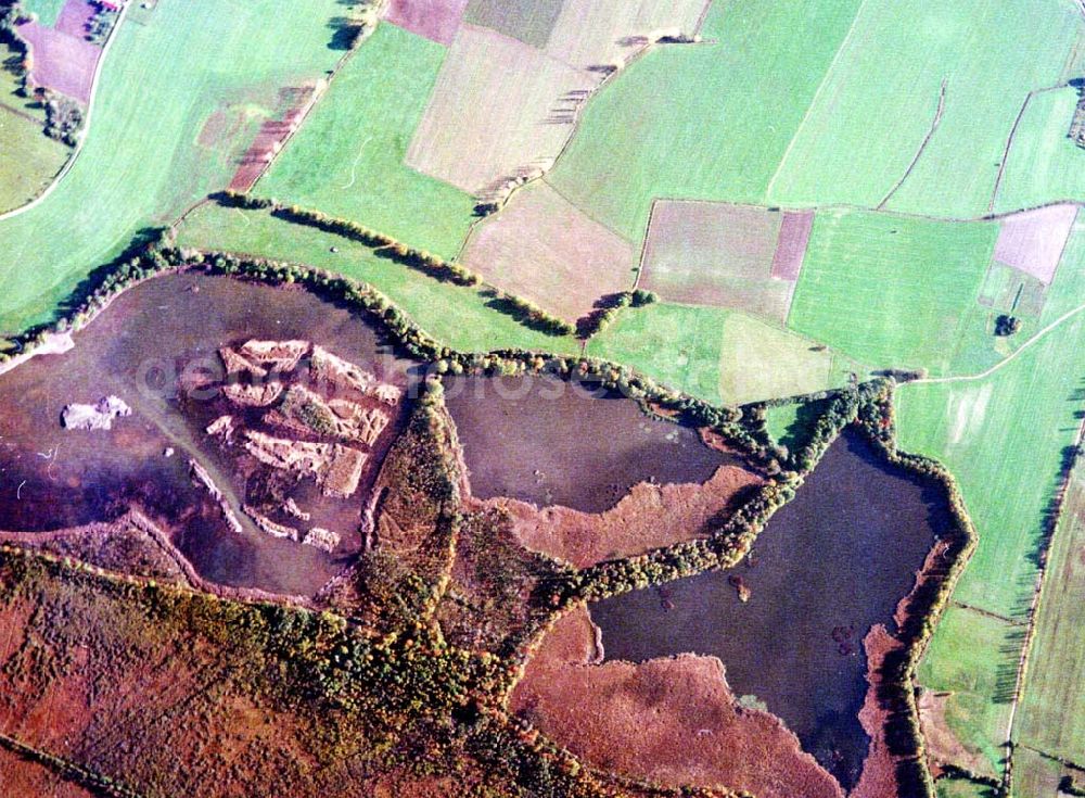 Wittichenau / Sachsen from above - Fischzuchteichanlagen bei Wittichenau / Sachsen.