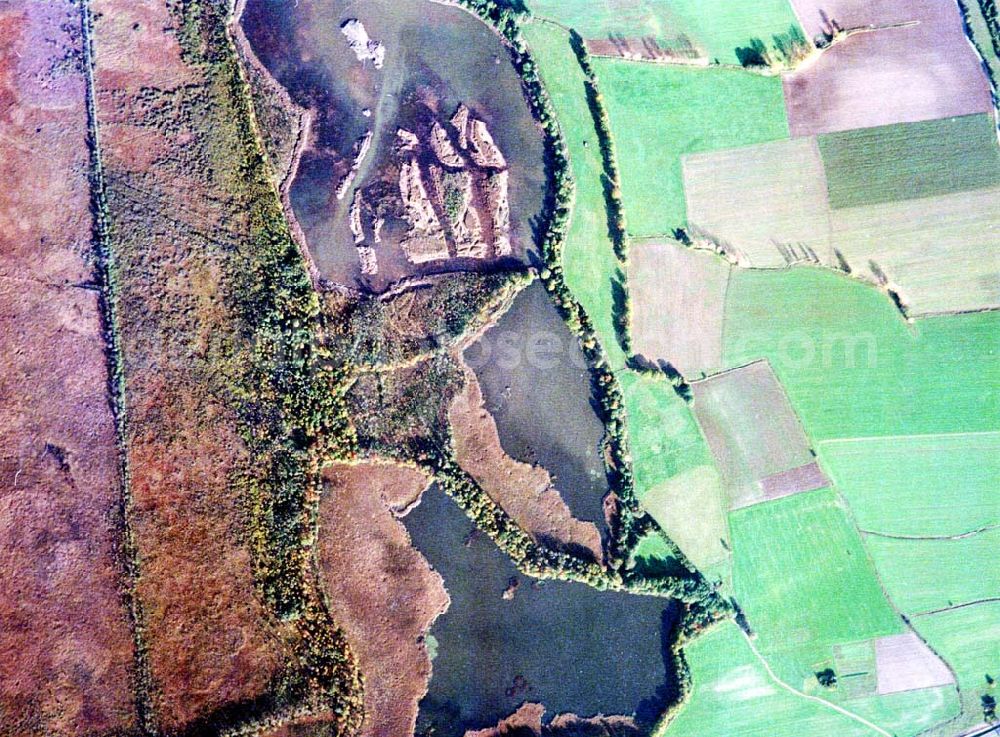 Aerial image Wittichenau / Sachsen - Fischzuchteichanlagen bei Wittichenau / Sachsen.