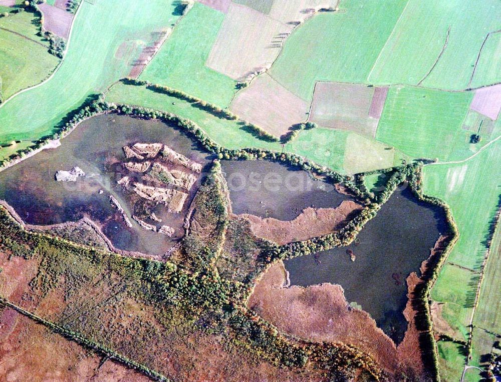 Wittichenau / Sachsen from the bird's eye view: Fischzuchtteichanlagen bei Wittichenau / Sachsen.