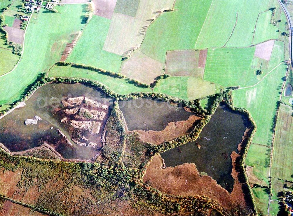 Aerial image Wittichenau / Sachsen - Fischzuchtteichanlagen bei Wittichenau / Sachsen.