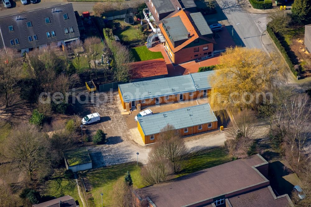 Bottrop from above - Refugee - buildings, Auf der Bredde in Bottrop in the state North Rhine-Westphalia