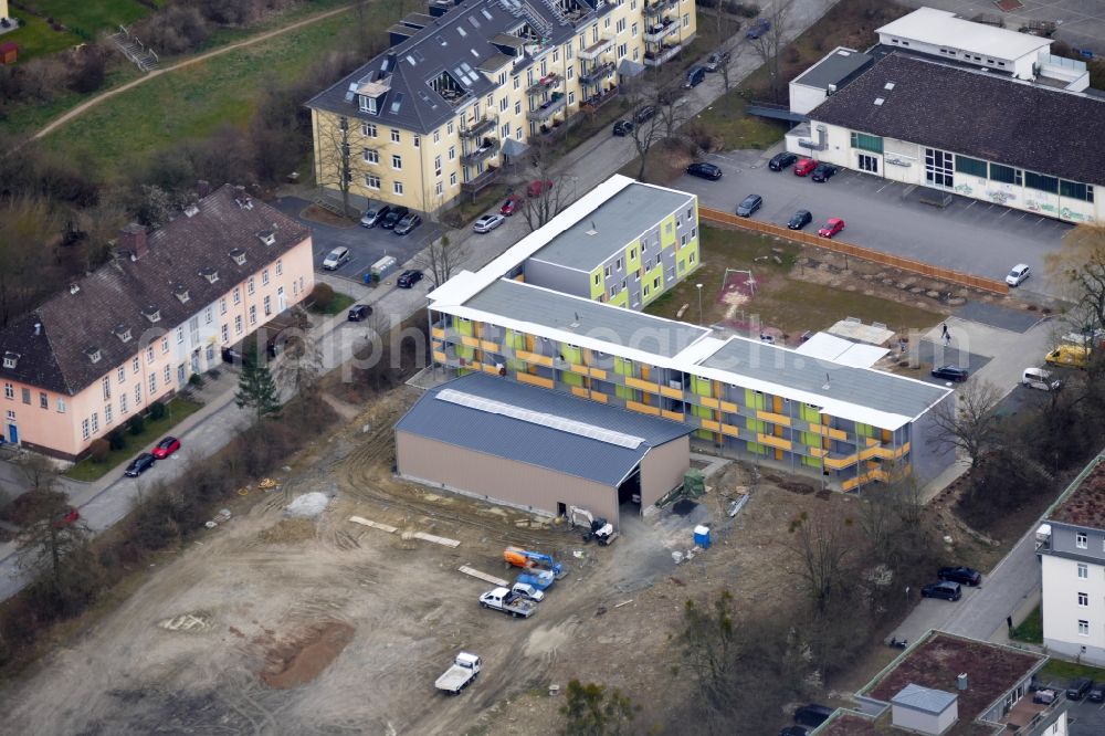 Aerial photograph Göttingen - Refugee - buildings Zietenterrassen in Goettingen in the state Lower Saxony