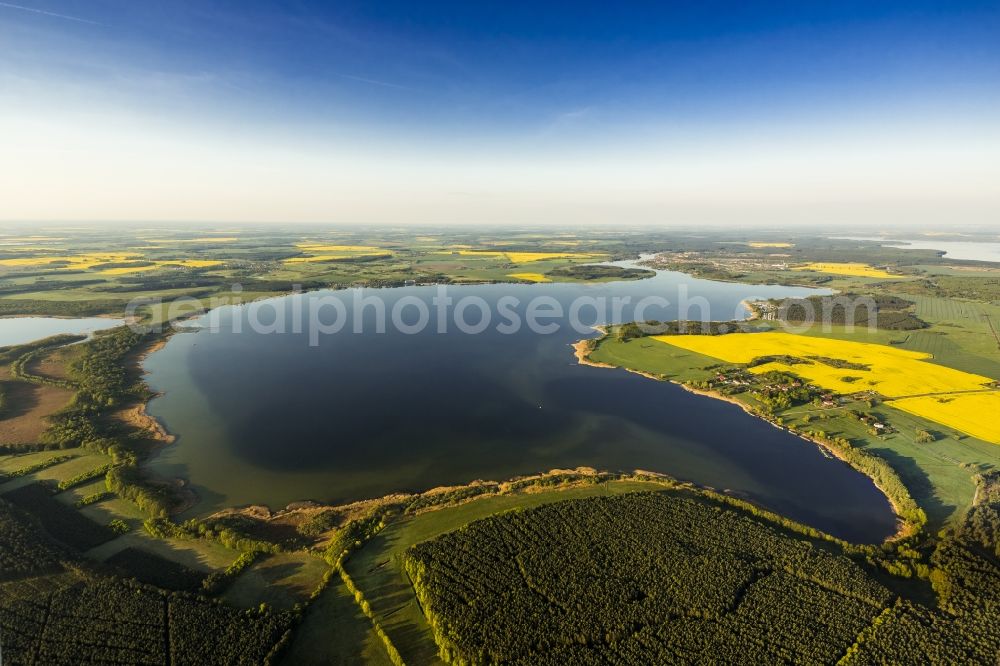 Aerial photograph Malchow - View of the lake Fleesensee in Malchow in the state Mecklenburg-West Pomerania