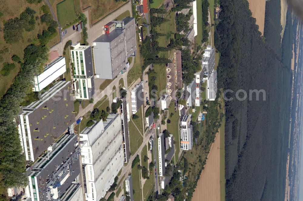 Dessau-Roßlau from above - Blick auf das Gelände der Fleischzentrum Anhalt GmbH. Kontakt: Tel. +49(0)34901 60250