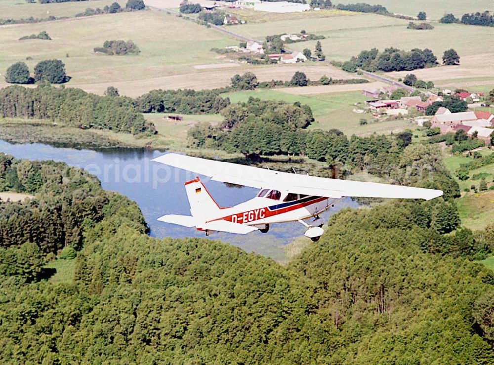 Straußberg / Brandenburg from above - Straußberg / Brandenburg Flugzeug der Firma euroluftbild.de über der Region von Straußberg in Brandenburg