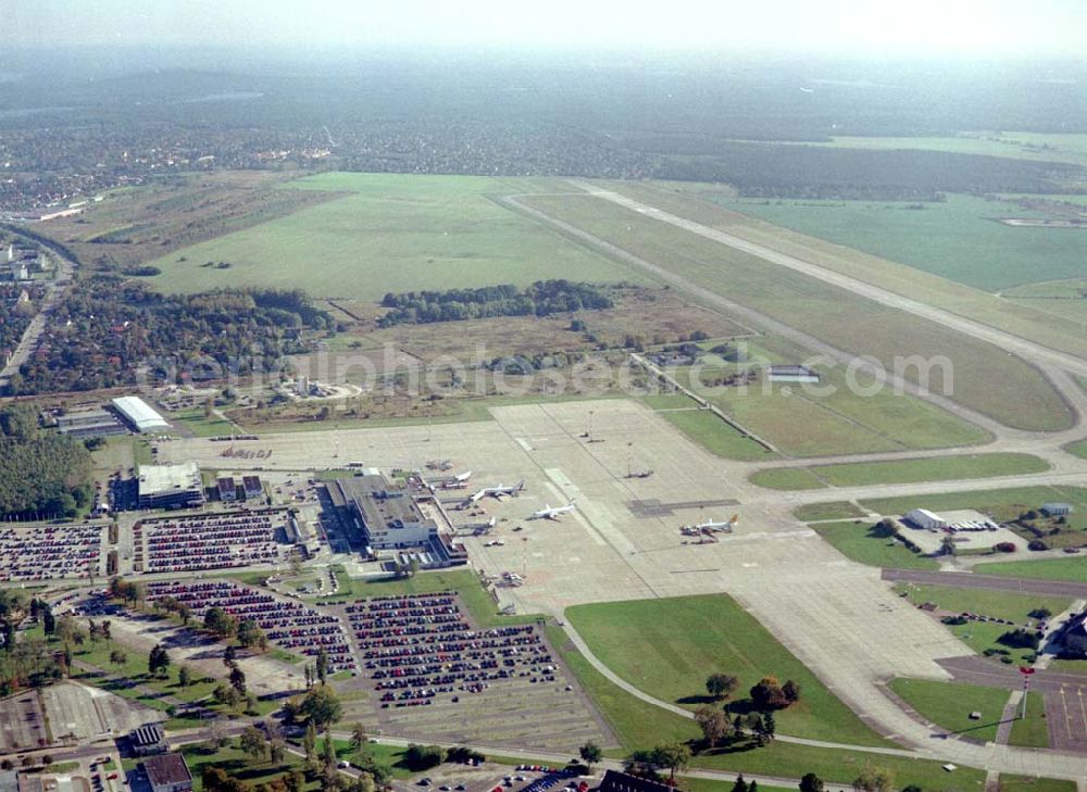 Schönefeld / Brandenburg from the bird's eye view: 