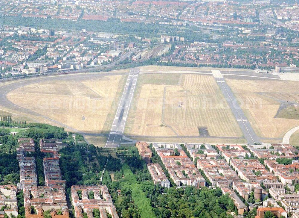 Aerial image Berlin - Tempelhof - Flughafen Berlin-Tempelhof.