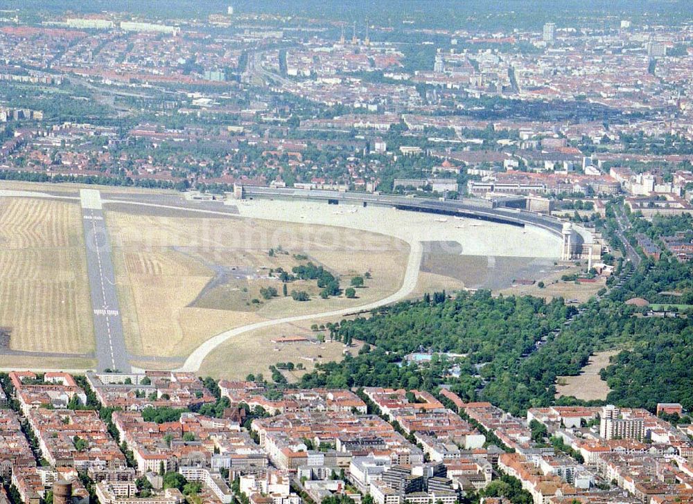 Berlin - Tempelhof from above - Flughafen Berlin-Tempelhof.