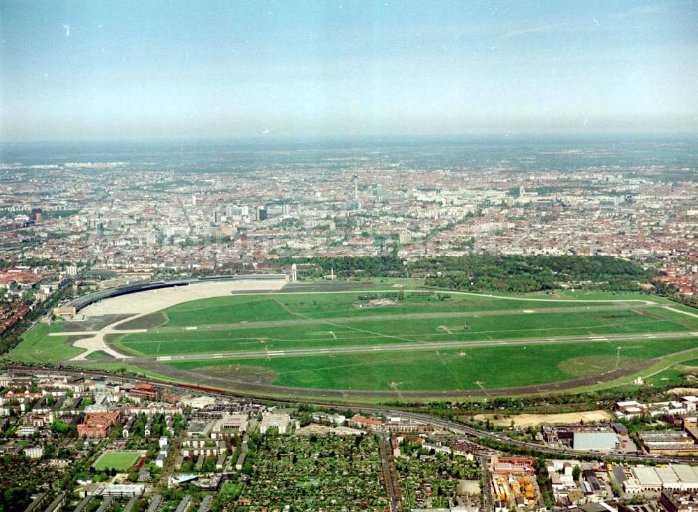 Berlin - Tempelhof from above - Flughafen Berlin - Tempelhof.