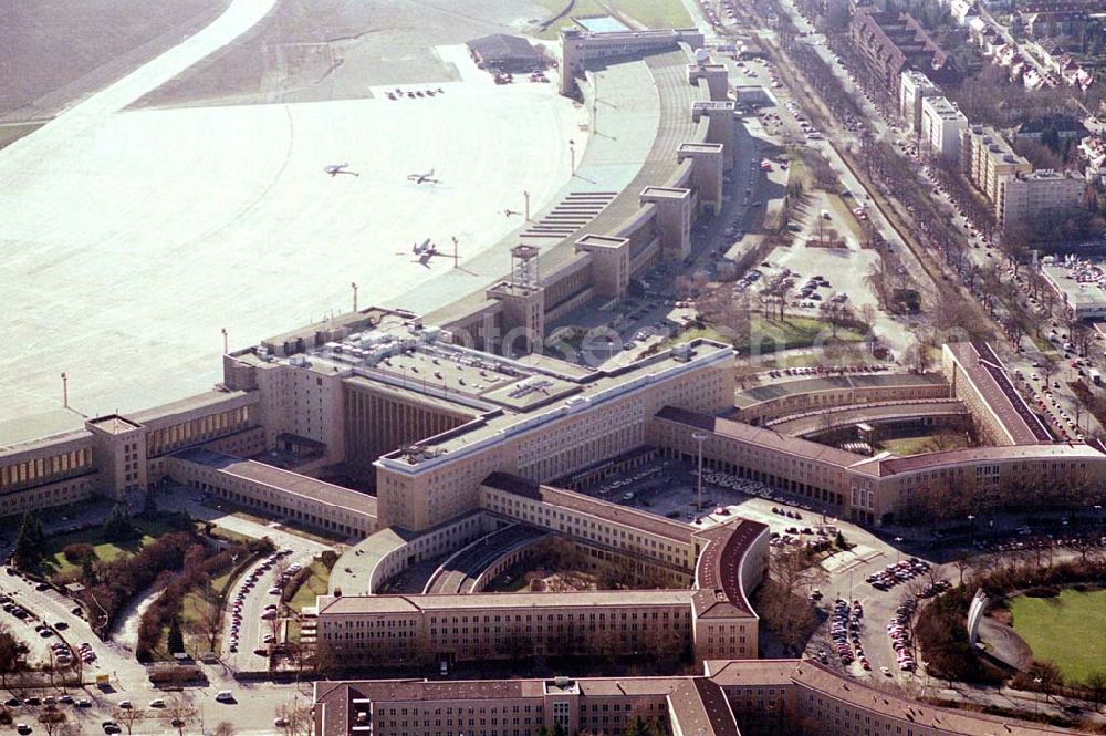 Aerial image Berlin-Tempelhof - Flughafen Berlin-Tempelhof