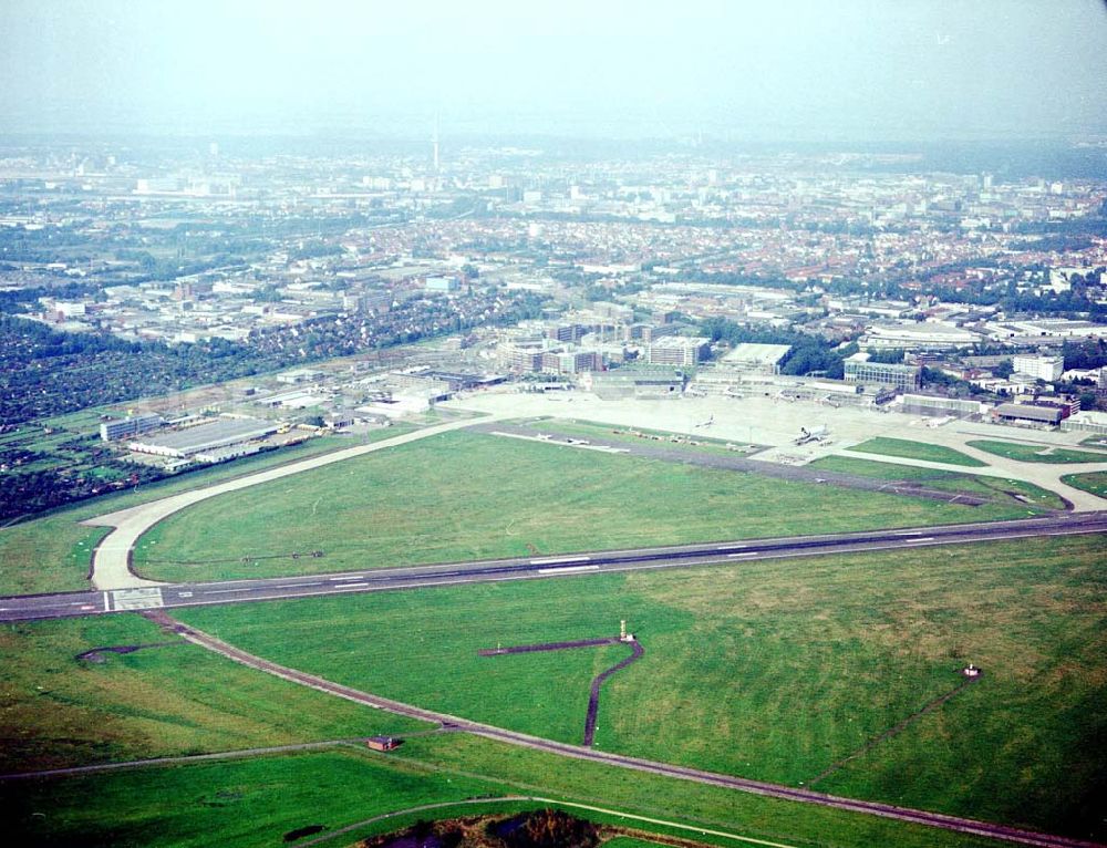 Bremen from above - Flughafen in Bremen.