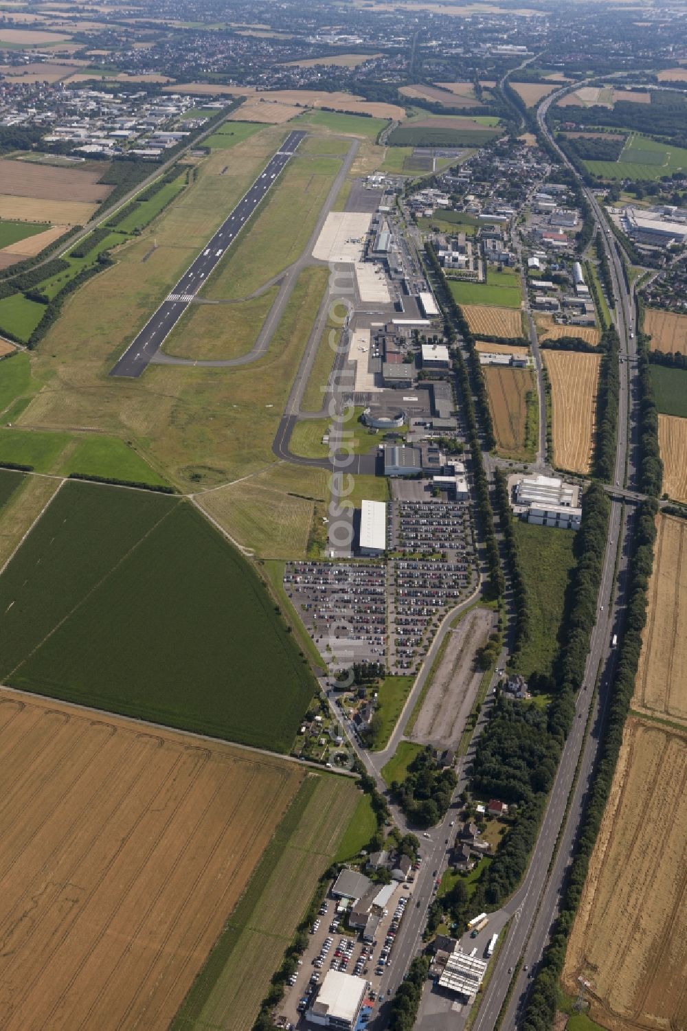 Aerial photograph Dortmund - Airport Dortmund in the state North Rhine-Westphalia