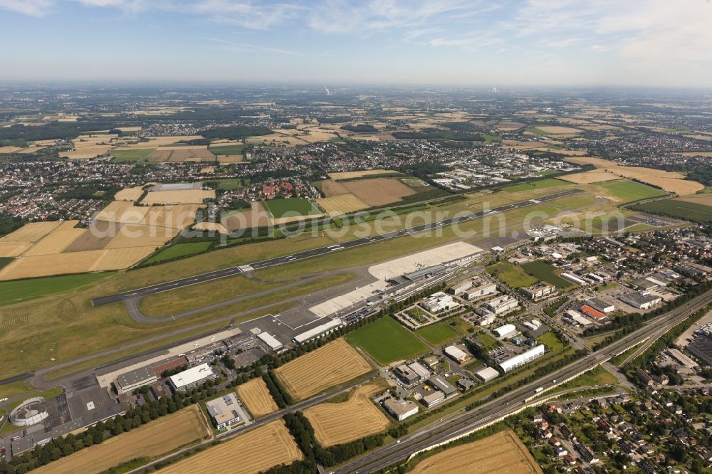 Dortmund from the bird's eye view: Airport Dortmund in the state North Rhine-Westphalia