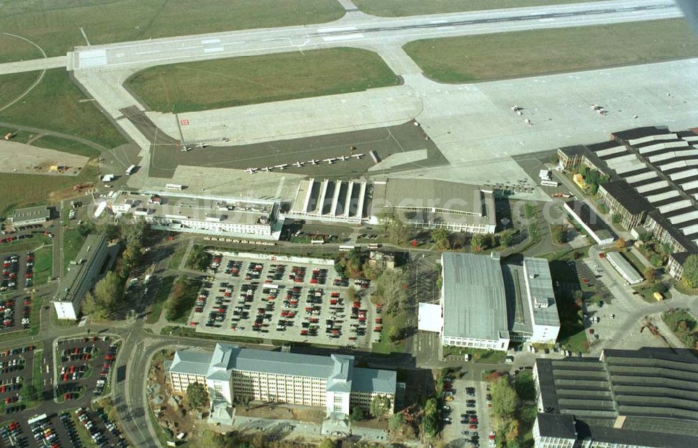 Aerial photograph Dresden - Klotsche - Flughafen Dresden Klotsche