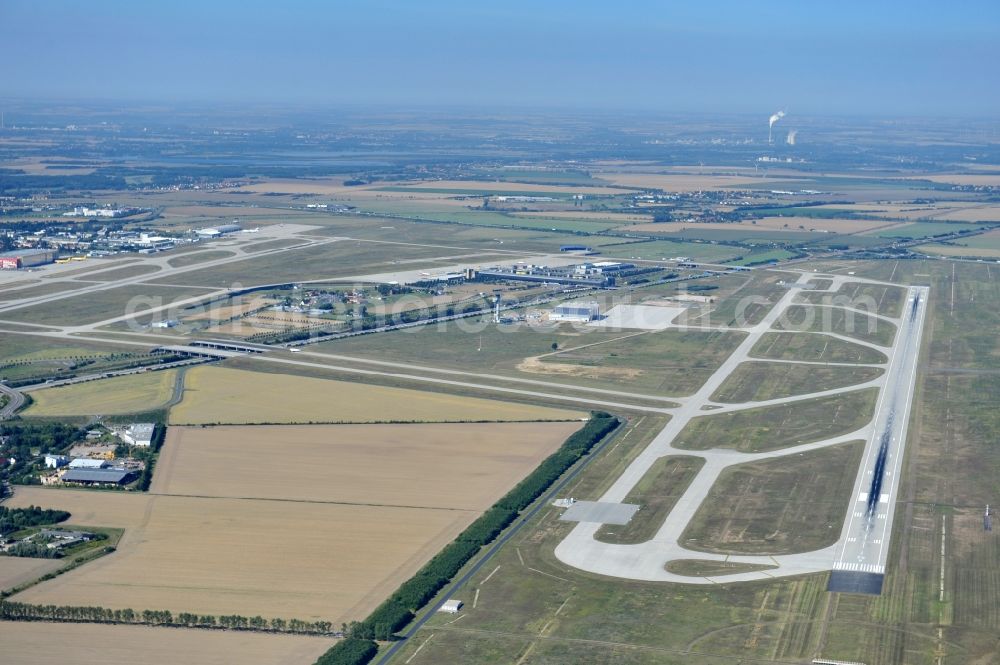 Aerial image Schkeuditz - View of the airport Leipzig/Halle in Saxony