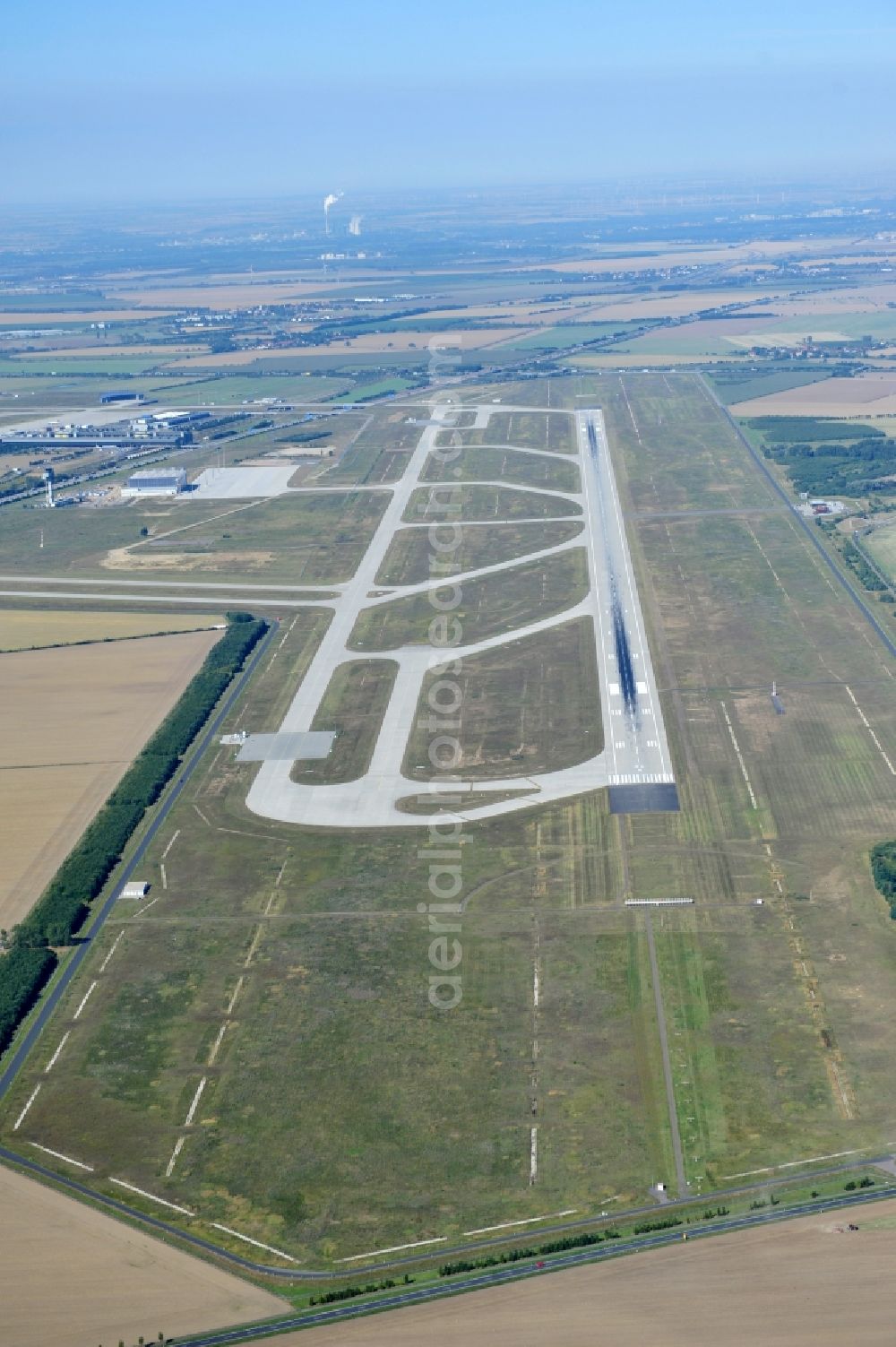 Aerial photograph Schkeuditz - View of the airport Leipzig/Halle in Saxony