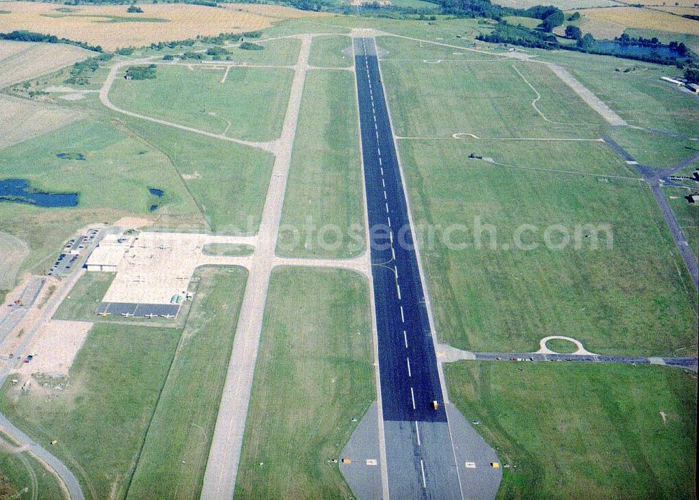 Aerial image Neu Brandenburg / MV - Flughafen Neubrandenburg.