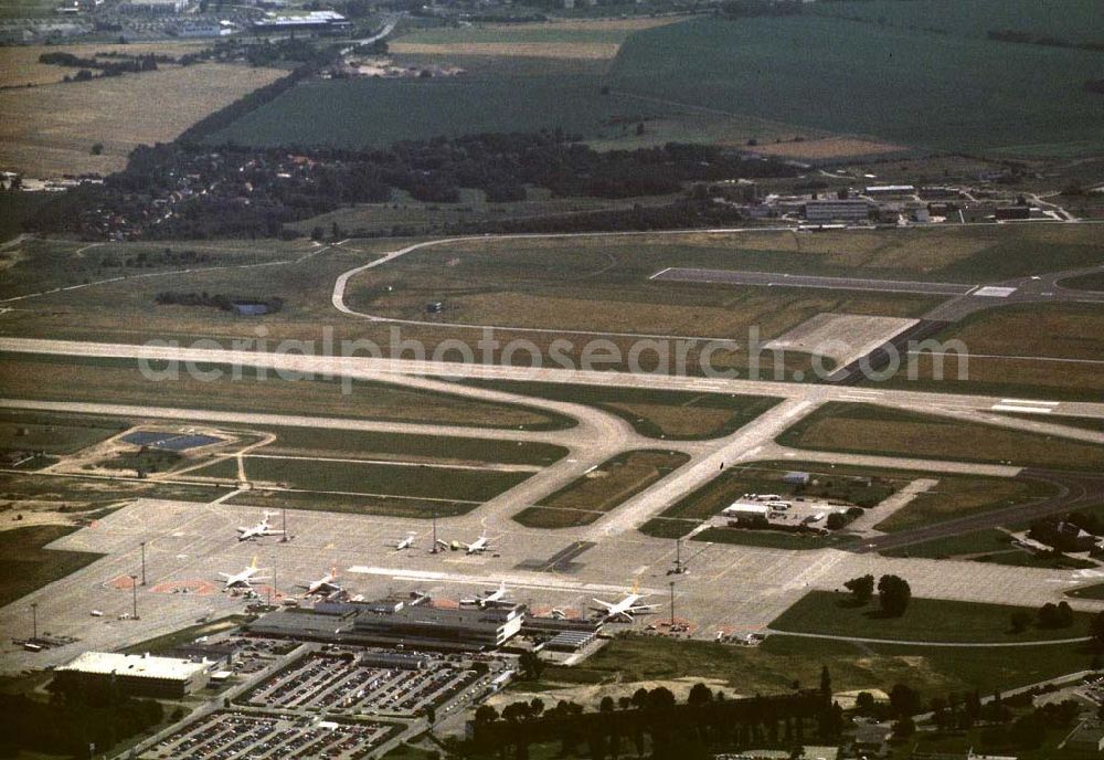 Schönefeld from above - Flughafen Schönefeld