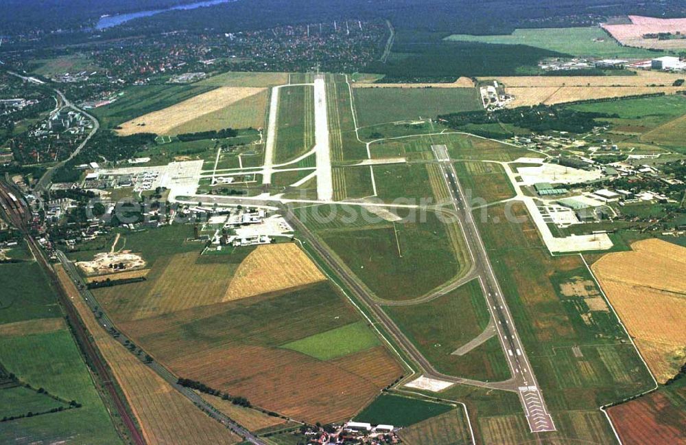 Schönefeld bei Berlin / Brandenburg from above - Flughafen Schönefeld