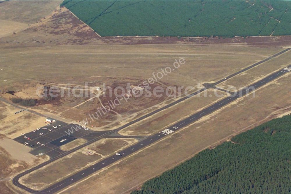 Berlin / Brandenburg from the bird's eye view: Flughafen Schönhagen Brandenburg