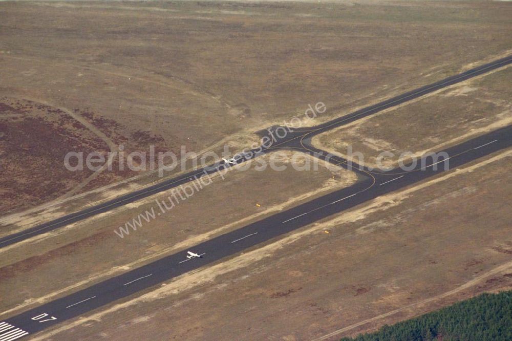 Aerial photograph Berlin / Brandenburg - Flughafen Schönhagen Brandenburg