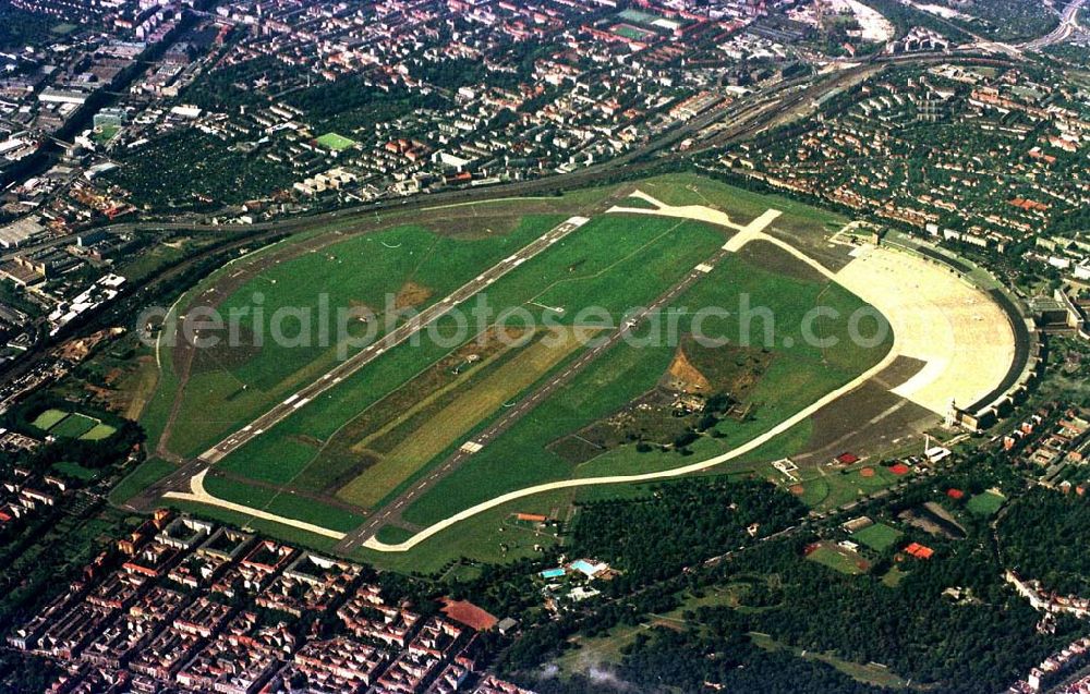 Aerial image Berlin - Flughafen Tempelhof THF