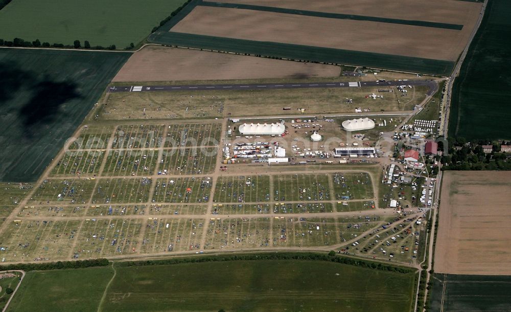 Aerial photograph Ballenstedt - Ballenstedt-Quedlinburg airfield in Saxony Anhalt