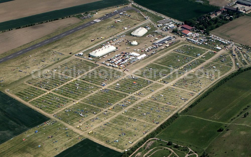 Aerial image Ballenstedt - Ballenstedt-Quedlinburg airfield in Saxony Anhalt