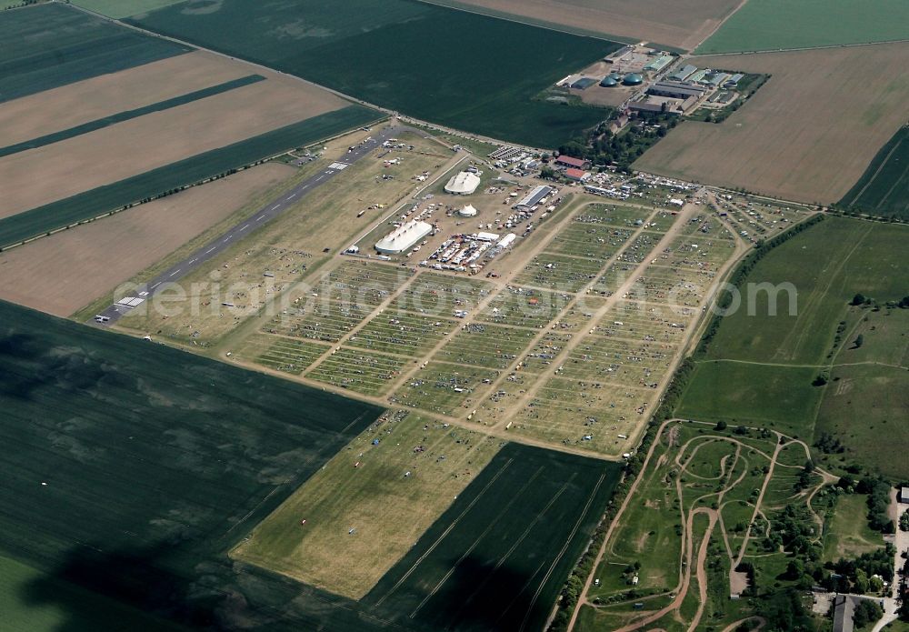 Aerial photograph Ballenstedt - Ballenstedt-Quedlinburg airfield in Saxony Anhalt