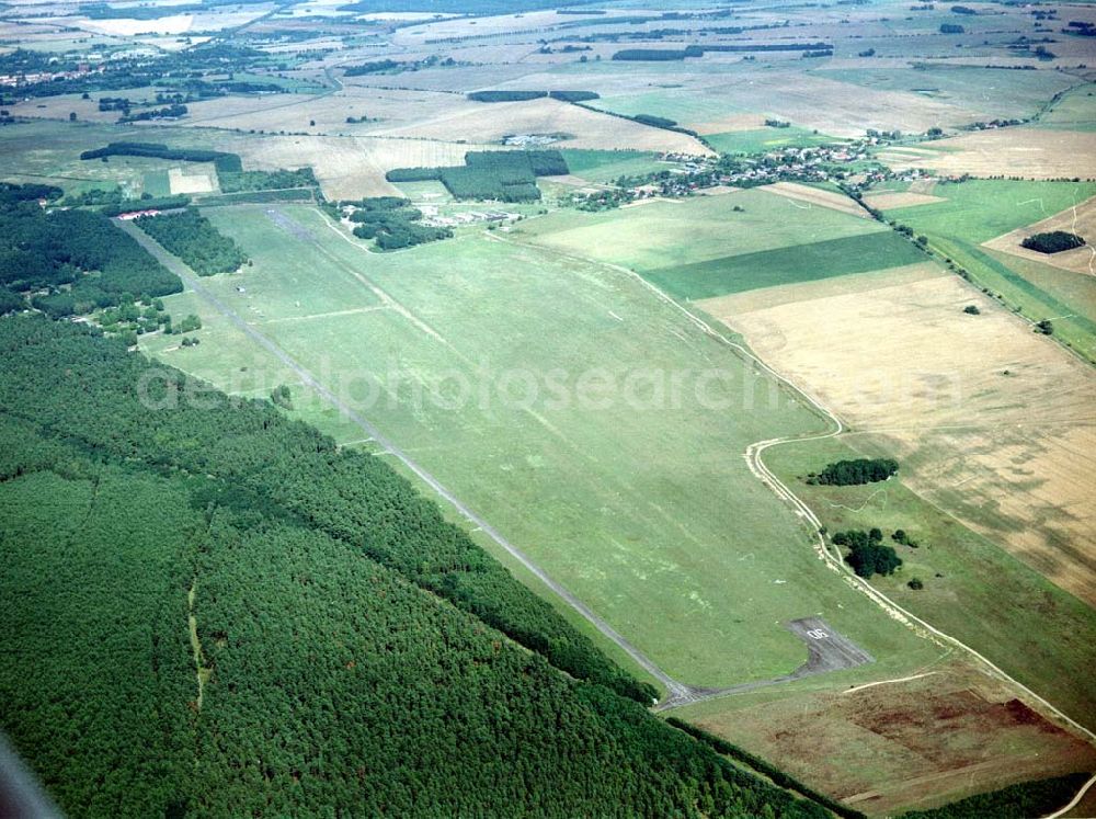 Aerial image Eggersdorf / Brandenburg - Flugplatz Eggersdorf in Brandenburg