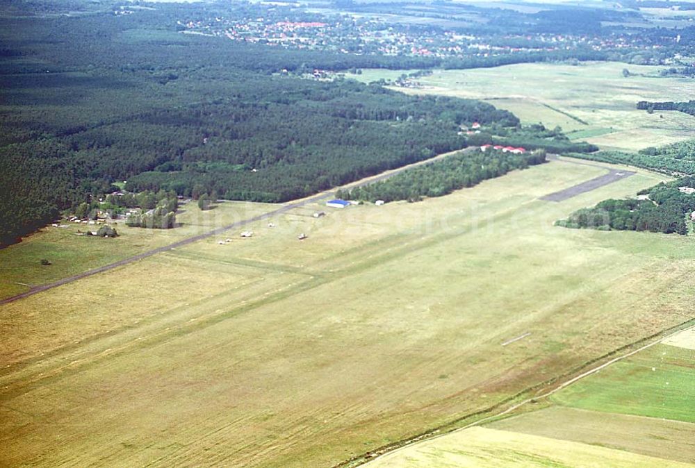 Eggersdorf / Brandenburg from the bird's eye view: 