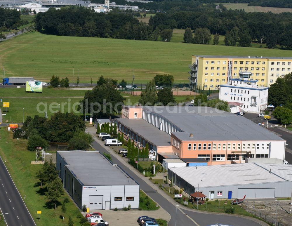 Aerial photograph Kamenz - Terminal of airfield Kamenz in Kamenz in the state Saxony