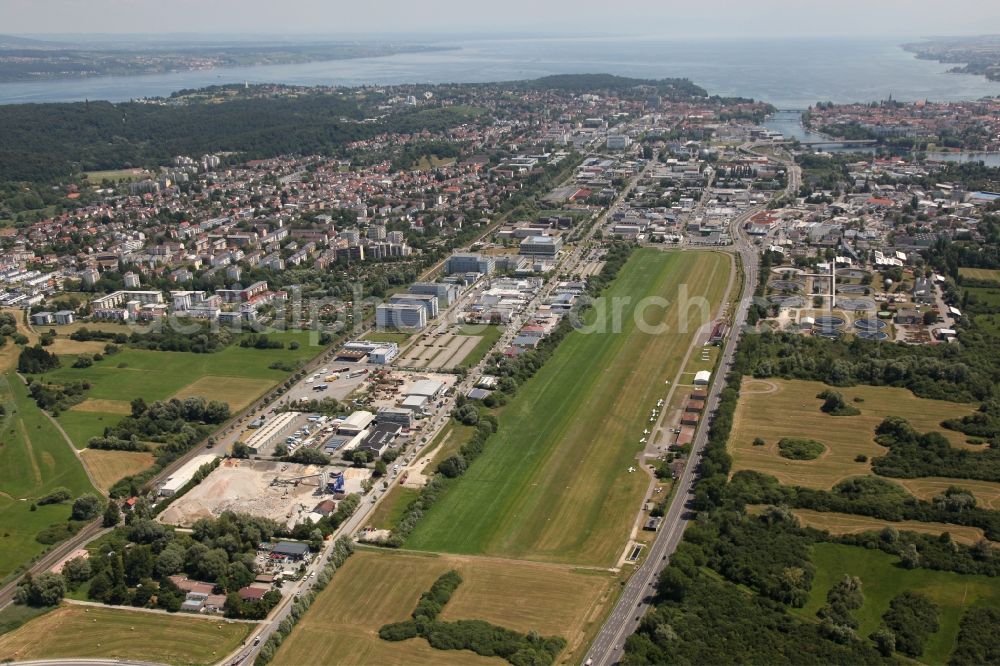 Konstanz from the bird's eye view: Konstanz Airport Wollmatingen in the state of Baden-Wuerttemberg