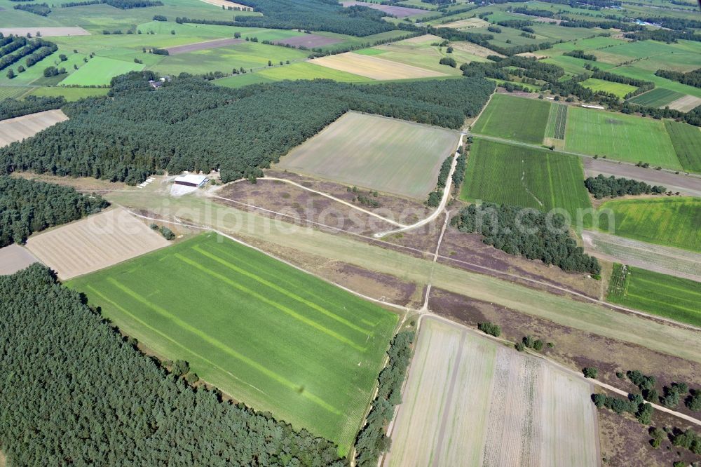 Aerial image Höpen - Airfield Gliding at Höpen terrain in the state of Lower Saxony