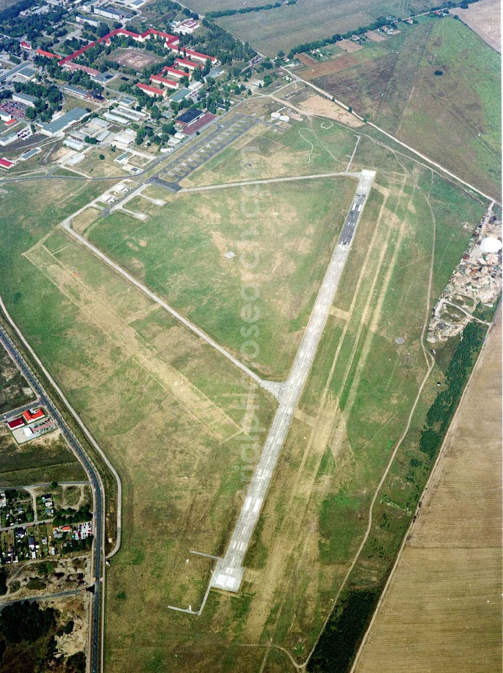 Strausberg from the bird's eye view: Flugplatz Strausberg / Brandenburg