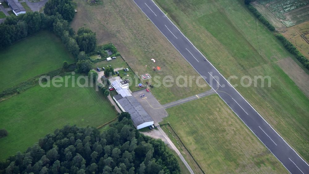 Aerial image Gerdau - Airport Uelzen in Gerdau in the state Lower Saxony, Germany