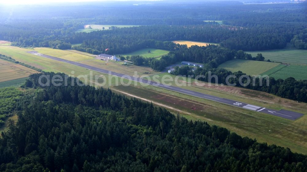 Aerial image Gerdau - Airport Uelzen in Gerdau in the state Lower Saxony, Germany