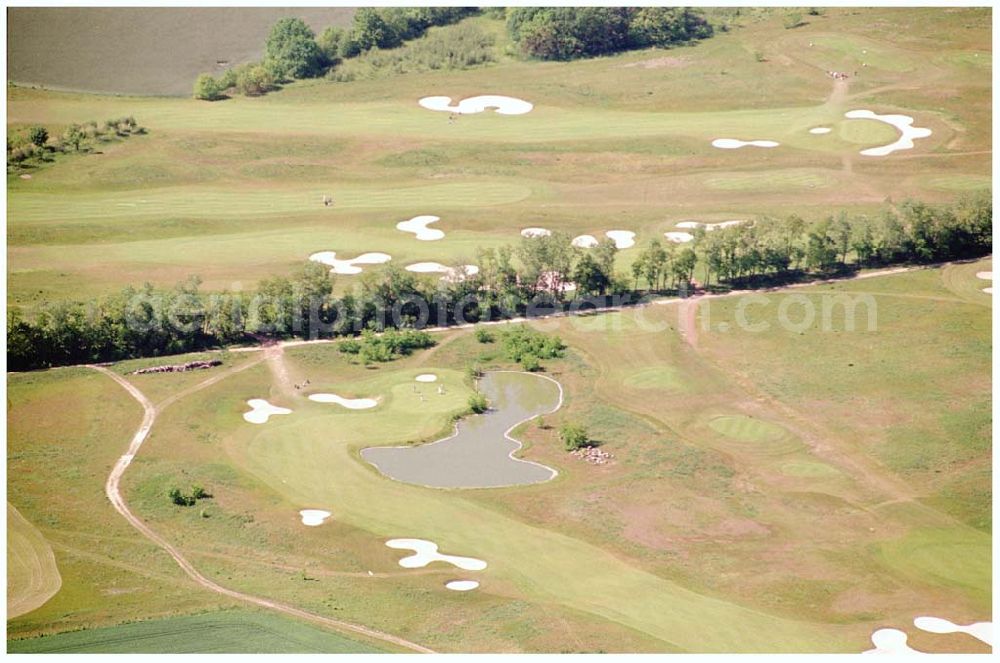 Aerial image Groß Kienitz / Brandenburg - 29.05.2004 Groß-Kienitz / BRB Golfcenter Groß Kienitz Verwaltungsgesellschaft mbH, Herr Markus Fränkle, Friedrichstraße 150, 10117 Berlin, Tel.: 20394043, Fax: 20394022