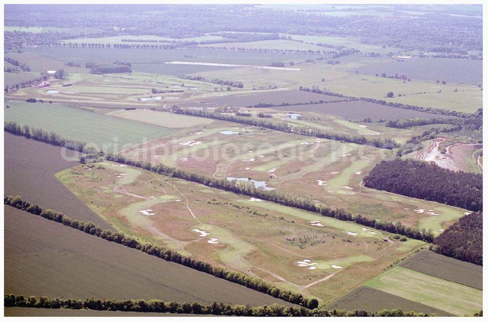 Aerial photograph Groß Kienitz / Brandenburg - 29.05.2004 Groß-Kienitz / BRB Golfcenter Groß Kienitz Verwaltungsgesellschaft mbH, Herr Markus Fränkle, Friedrichstraße 150, 10117 Berlin, Tel.: 20394043, Fax: 20394022