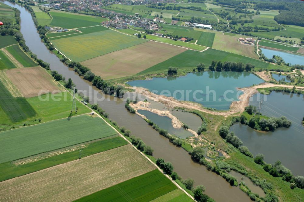 Staffelbach from above - Main-Flussverlauf bei Staffelbach.