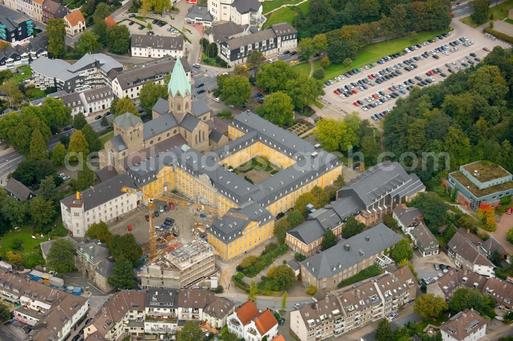 Essen from above - View of the Folkwang University of the Arts in Essen in the state North Rhine-Westphalia