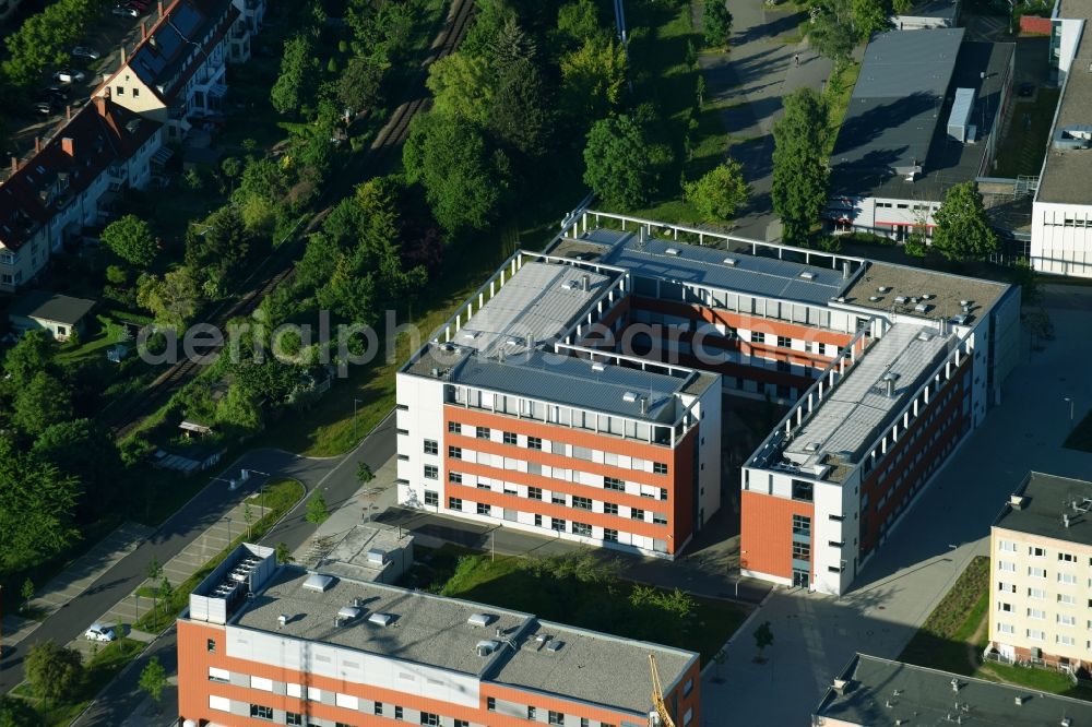 Aerial photograph Rostock - Research building and office complex Leibniz-Institut fuer Katalyse e. V. on Albert-Einstein-Strasse in Rostock in the state Mecklenburg - Western Pomerania, Germany