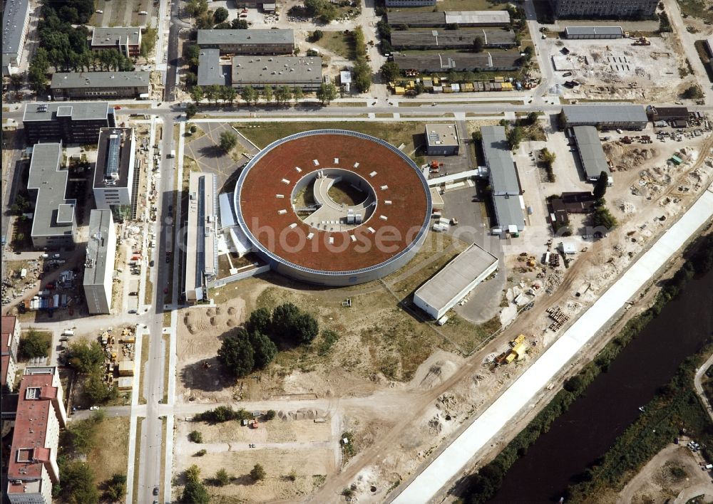 Aerial image Berlin - Research building and office complex Elektronen- Speicherring BESSY - Synchrotronstrahlungsquelle in the district Adlershof in Berlin, Germany