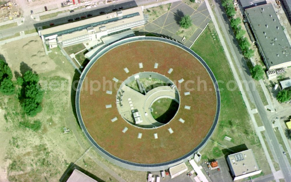 Aerial photograph Berlin - Research building and office complex Elektronen- Speicherring BESSY - Synchrotronstrahlungsquelle in the district Adlershof in Berlin, Germany