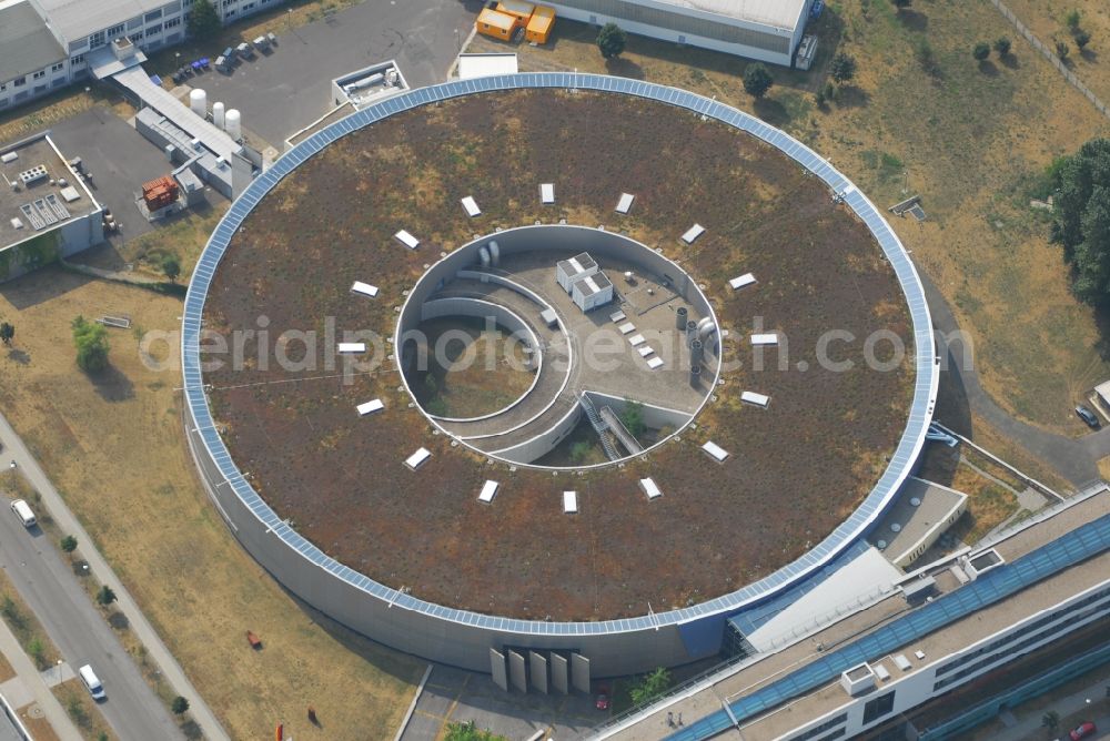 Aerial image Berlin - Research building and office complex Elektronen- Speicherring BESSY - Synchrotronstrahlungsquelle in the district Adlershof in Berlin, Germany