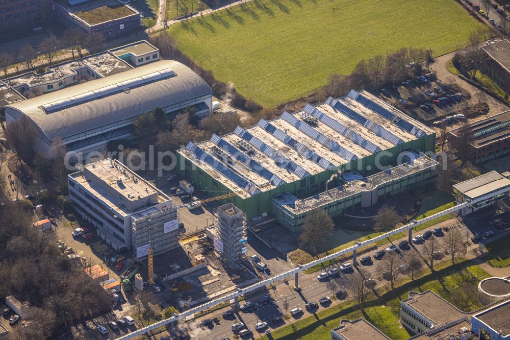 Dortmund from above - Research building and office complex on Emil-Figge-Strasse on Technologiezentrum Dortmund in Dortmund in the state North Rhine-Westphalia, Germany