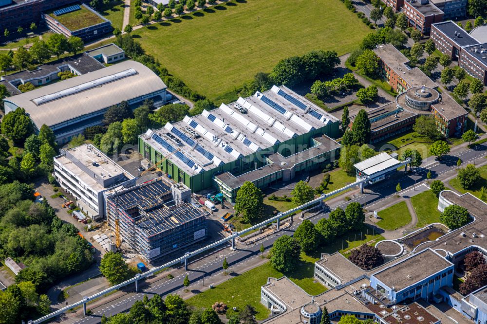 Dortmund from above - Research building and office complex on Emil-Figge-Strasse on Technologiezentrum Dortmund in Dortmund in the state North Rhine-Westphalia, Germany