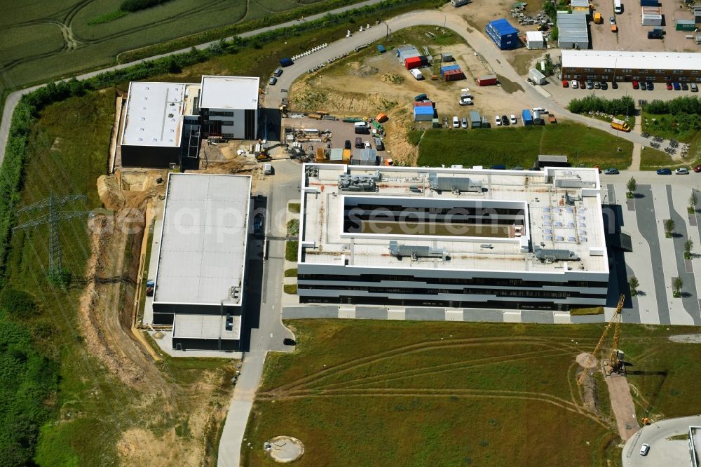 Aerial photograph Schenefeld - Research building and office complex European XFEL - Forschungscampus Schenefeld in the district Altona in Schenefeld in the state Schleswig-Holstein, Germany